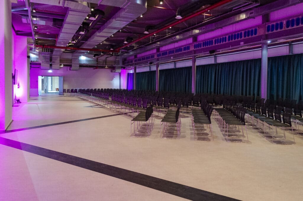 Molenley congreszaal Breepark Theater opstelling