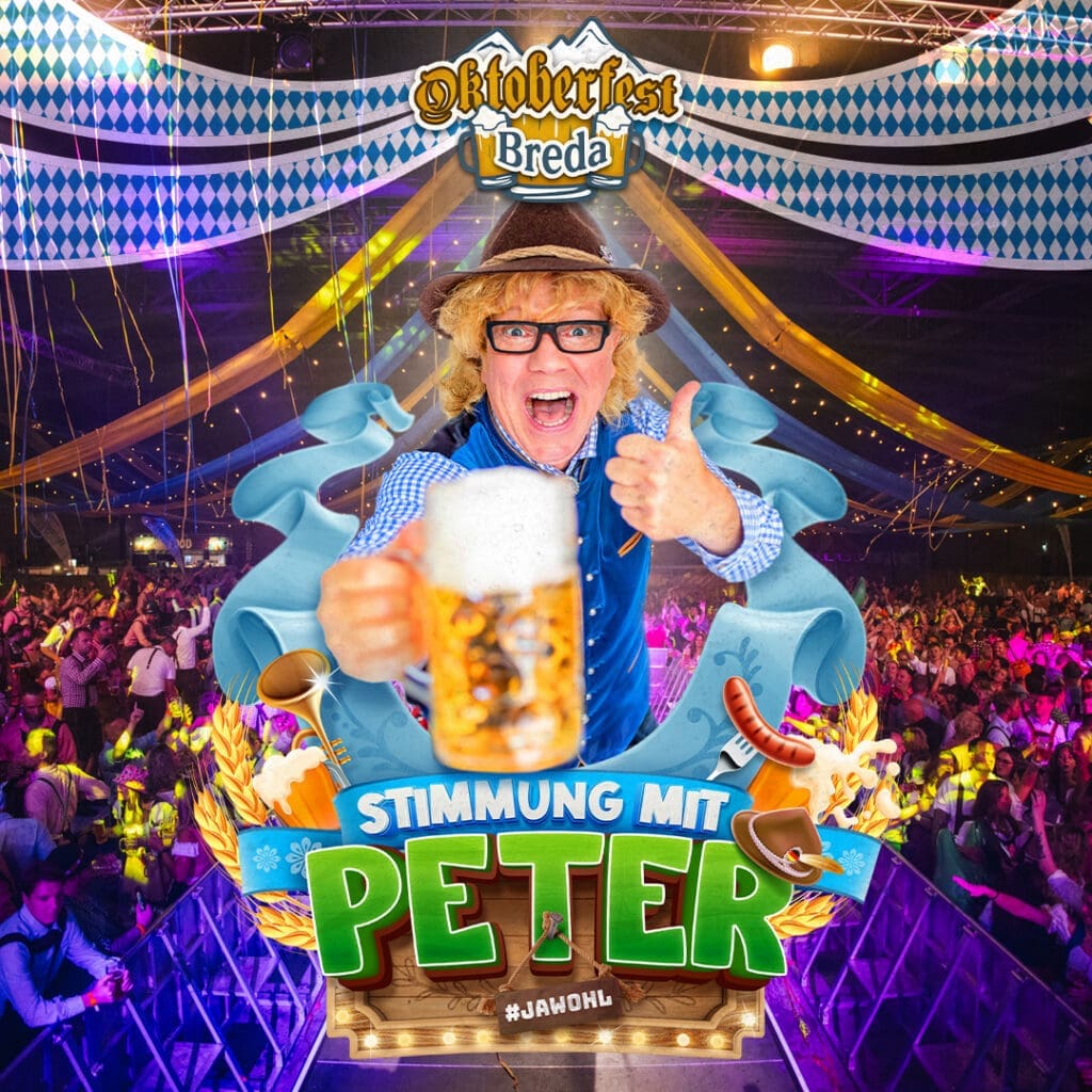 Stimmung mit Peter host Oktoberfest Breda 2024