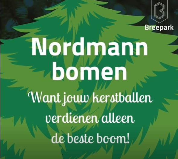Nordmann Kerstbomenverkoop bij Breepark Breda