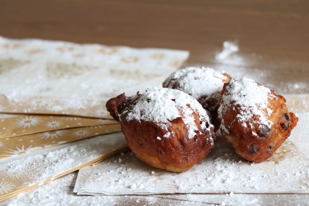 Oliebollen verkoop bij Breepark Breda