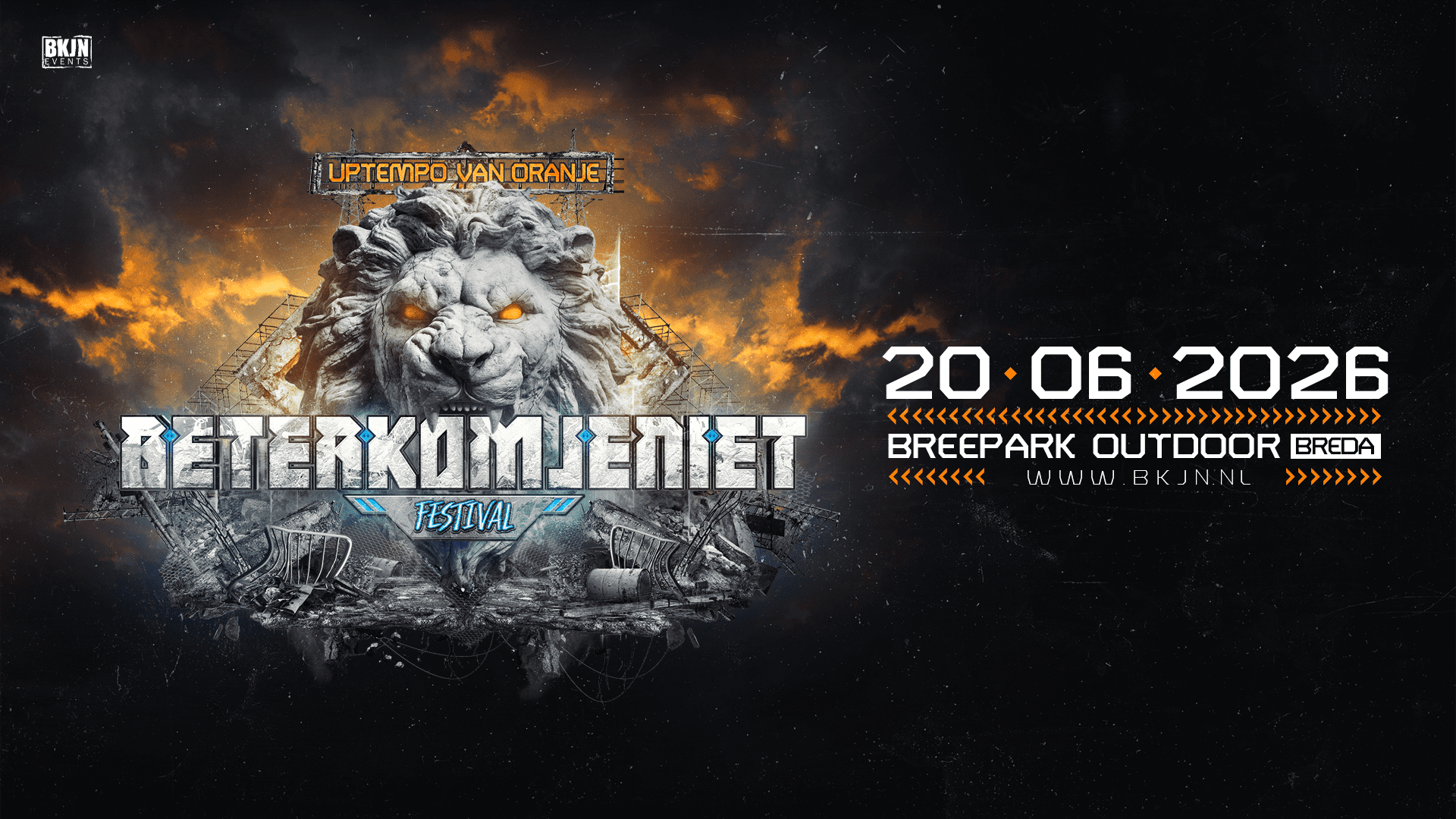 Line-up Beter Kom Je Niet 2026 Breepark