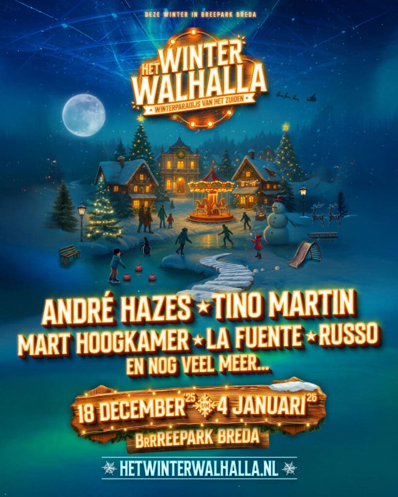 Aankondiging Artiesten Het Winter Walhalla Breepark Breda