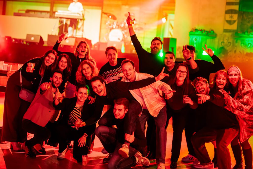 Groep tijdens Het Winter Walhalla 